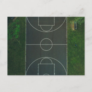 Pretty Basketball Postcard