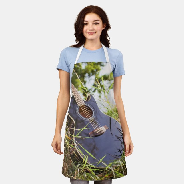 Pretty Bass Guitar Apron (Worn)