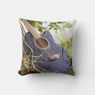 Pretty Bass Guitar Cushion