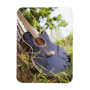 Pretty Bass Guitar Magnet