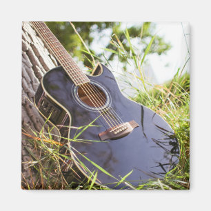 Pretty Bass Guitar Magnet