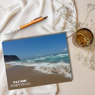 Pretty Beach Nazaré Portugal Photography,Travel Holiday Postcard