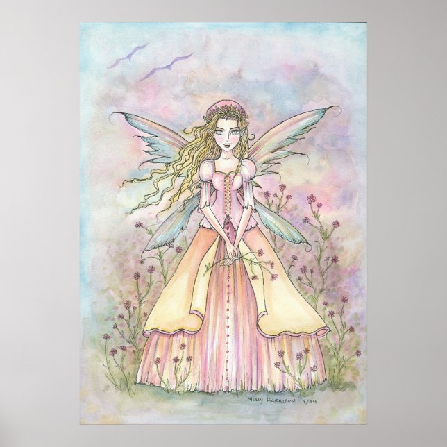 Pretty Belle Fantasy Fairy Poster Print (Front)