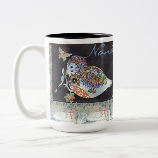 "Pretty Bird (2)" Personalised Mug