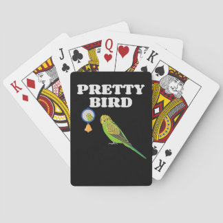 Pretty Bird - Budgie Parakeet Playing Cards