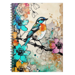Pretty Bird Notebook Journal