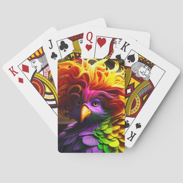 Pretty Bird Playing Cards (Back)