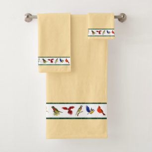 Pretty Birds (Bridget Collection) Bath Towel Set