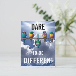 Pretty Birds on a Wire Dare Postcard