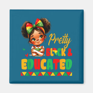 Pretty Black & Educated African American Black Magnet