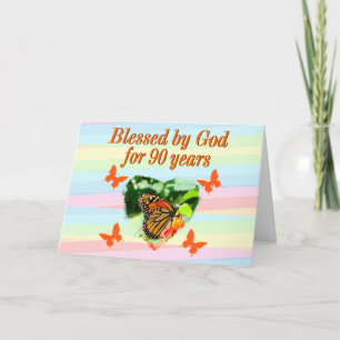 PRETTY BLESSED BY GOD BIRTHDAY CARD