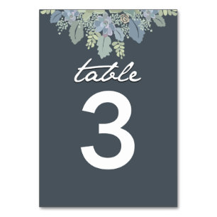 Pretty Bloom Vintage Garden Wedding Table Number