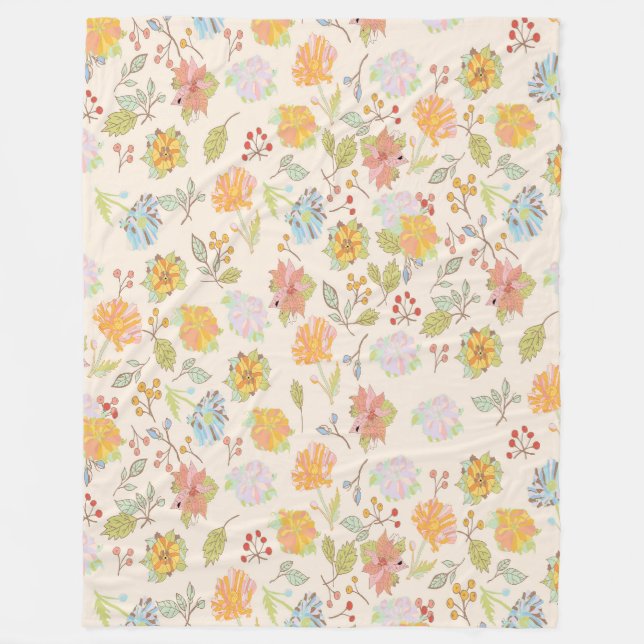 Pretty Bloomies Blanket (Front)