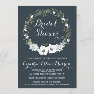 Pretty Blooms Bridal Shower Invitation