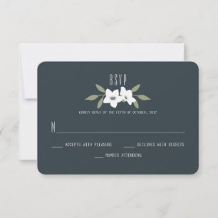Pretty Blooms RSVP Card