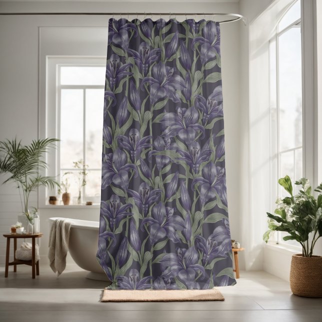 Pretty blossom floral decorative eye-catching shower curtain (Creator Uploaded)