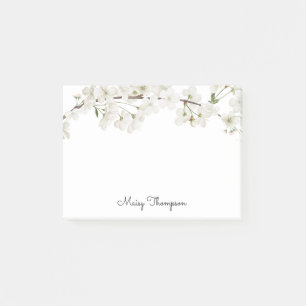 Pretty Blossom Name Post-it Notes