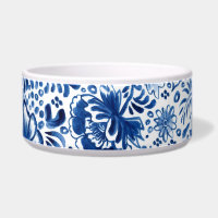 Pretty Blue and White Batik Design