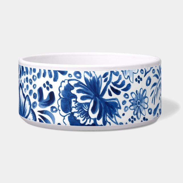 Pretty Blue and White Design (Right)