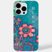 Pretty Blue Blessed inspirivity Pink Floral