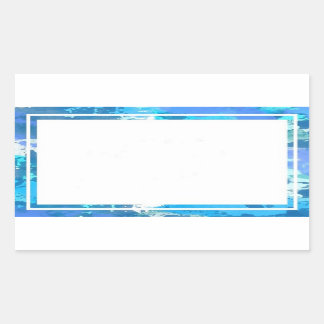 Pretty Blue Border Stickers