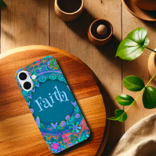 Pretty Blue Customised Inspirivity iPhone Case