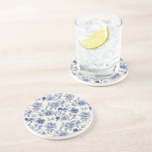 Pretty Blue Flowers Coaster