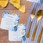 Pretty Blue Flowers Trendy Floral Wedding Coaster<br><div class="desc">Pretty Blue Flowers Trendy Floral Wedding beverage coaster . Add a touch of elegance to your wedding reception with these "Pretty Blue Flowers Trendy Floral Wedding Beverage Coasters." Featuring a stunning arrangement of delicate blue blooms, these coasters offer a chic and modern flair to your table settings. Perfectly designed to...</div>