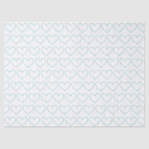 Pretty Blue Hearts Tissue Paper