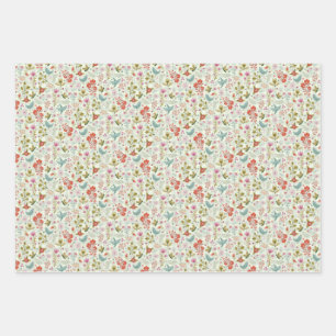 Pretty bluebirds wrapping paper