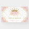 Pretty Blush Pink Floral Crown Princess Birthday