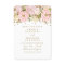 Pretty Blush Pink Gold Floral Save The Date