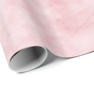 Pretty Blush Pink Watercolor Wrapping Paper