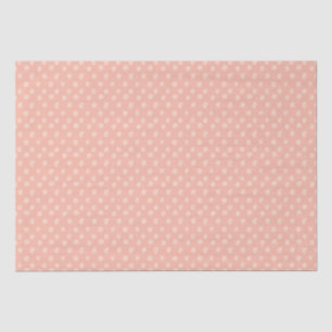 Pretty Blush Rose Polka Dot Tissue Paper