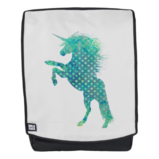 Pretty Boho Unicorn Backpack (Front)