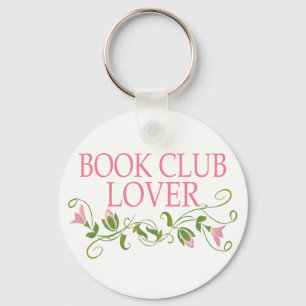 Pretty Book Club Lover Key Ring