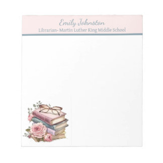 Pretty Books Personalised Notepad