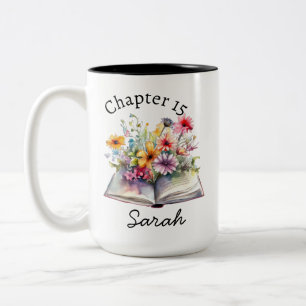 Pretty Bookworm Coffee Mug 