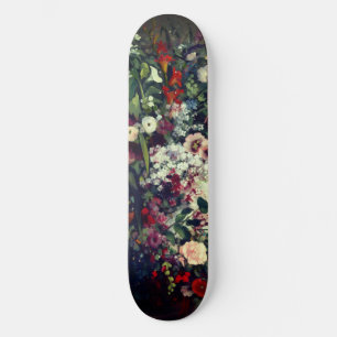 Pretty Bouquet of Flowers in a Vase Skateboard
