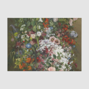 Pretty Bouquet of Flowers in a Vase Tissue Paper