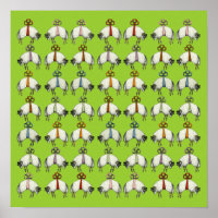 Pretty Bow Sheep CHANGE COLOR~ Gift Wrapping Paper