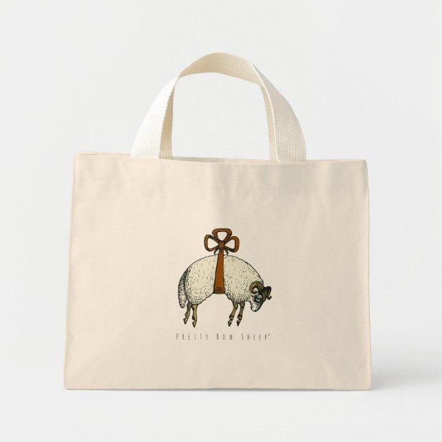 Pretty Bow Sheep Collection™ - Diaper Bag (Front)