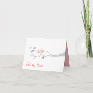 Pretty Branch Thank You Note Card