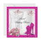 Pretty Bridal Shower White Pink Corset High Heels