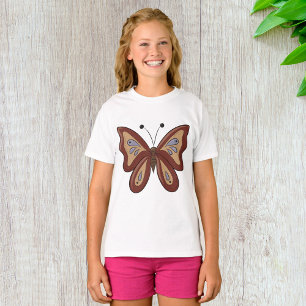 Pretty Brown Butterly T-Shirt