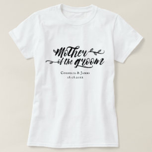Pretty Brush Script Mother of the Grrom T-Shirt