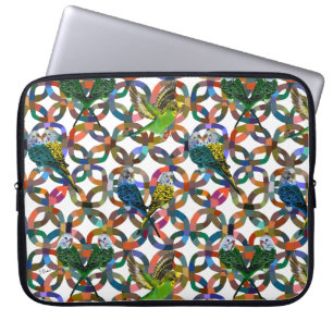 Pretty Budgies. Laptop Sleeve