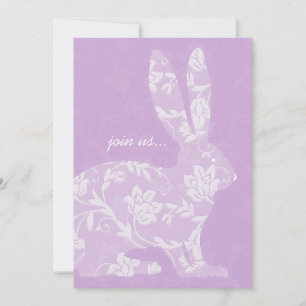 Pretty Bunny Easter Celebration Invitation