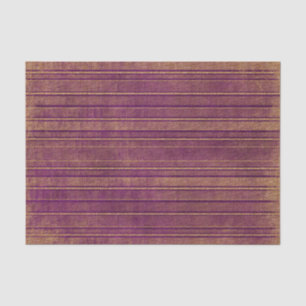 Pretty Burnt Orange  Burgundy Watercolor Pattern Tissue Paper