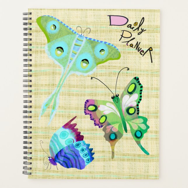 Pretty Butterflies Daily Planner (Front)
